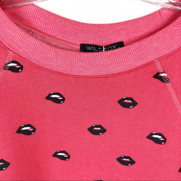 WILDFOX Lip Service Sommer Sweater large - Picture 4 of 5